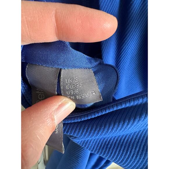 Sweaty Betty Emily Strappy Back Dress in Lightning Blue Small NWT - Picture 15 of 16